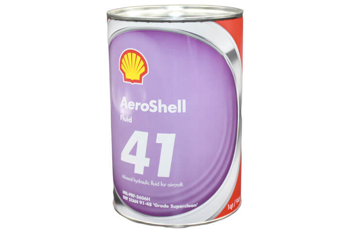 AEROSHELL-FLUID-41-1QT - MINERAL AIRCRAFT HYDRAULIC OIL